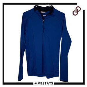 Kjus Men's Raglan Sleeve Feel Half Zip Pullover Activewear Top Blue Size 48/S
